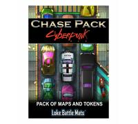 Loke Battle Mats Borsa Cyberpunk Red Chase Pack Nera 13x9x1 Inches LBM066