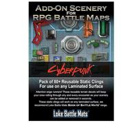 Loke Battlemats | Add On Scenery for RPG Maps - Cyberpunk RED | Battle Mat for Roleplaying Games