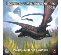 Loke Battlemats | Calendar Of Many Adventures 2026 | Calendar 2026