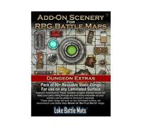 Loke Battlemats Scenografia Aggiuntiva Per Mappe RPG, Extra Dungeon