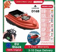 LOKEEVAN V030 RC Barca con esca per pesca alla carpa GPS, formato grande 9 Terra da pesca 12V GPS ad alta velocità Fishfinder Trawling Nido Bait Boat Fishfinder Version