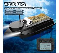 LOKEEVAN V030 GPS Bait da pesca Barca HD Grande schermo 180 punti Bait Barca con telecomando con indicatore di direzione della luce notturna per la pesca Basic Version
