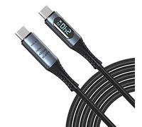 LOKEKE Cavo da 240 W PD tipo C, cavo USB 4.0, 8 K a 60 Hz 40 Gbps USB tipo C a USB C maschio a maschio cavo cavo compatibile con MackBook i Pad Galaxy Laptop