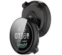 LOKEKE Compatibile con Suunto Vertical Full Coverage PC Custodia protettiva in vetro temperato compatibile con Suunto Vertical (PC nero)