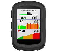 LOKEKE - Custodia protettiva in silicone per Garmin Edge 540/840 (silicone nero)