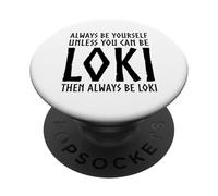 Loki Mitologia norrena pagana vichingo ingannatore dio divertente PopSockets PopGrip Adesivo