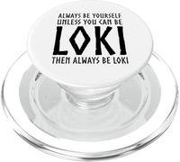 Loki Mitologia norrena pagana vichingo ingannatore dio divertente PopSockets PopGrip per MagSafe
