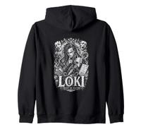 Loki Si fida di Noi Forse Giuramento della Mitologia norrena Felpa con Cappuccio
