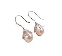 LOKILOKI Orecchini di Perle Barocche Naturali Orecchini Pendenti in Argento Sterling 925 per Gioielli di Perle d'Acqua Dolce di Lusso da Donna