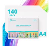 LOKLiK Carta per sublimazione formato A4 pacco da 140 fogli