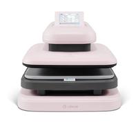 LOKLiK ImPress Auto 2 Smart - Pressa automatica per personalizzare magliette, felpe, coperte, asciugamani, borse, sacchetti e altri tessuti - Pressa a caldo per pellicole DTF e sublimazion (rosa)