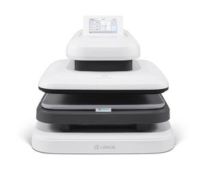 LOKLiK ImPress Auto 2 Smart - Pressa automatica per personalizzare magliette, felpe, coperte, asciugamani, borse, sacchetti e altri tessuti - Pressa a caldo per pellicole DTF e sublimazion (bianca)