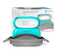 LOKLIK Impress Pressa a caldo automatica per personalizzare berretti, cappelli in tessuto - pressa a caldo - funziona con vinile, sublimazione, carta transfer termica.