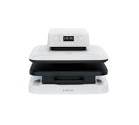 LOKLIK - Pressa Termica Automatica per Personalizzare Magliette, Maglioni, Coperte, Asciugamani, Borse e Altri Tessuti Pressa Riscaldante Compatta Termoadesiva Stampa Tessile (Bianca)