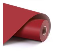 LOKLIK Rotolo di Vinile adesivo permanente, Opaco, Rosso, 30.5 x 180 cm, 1 pezzo