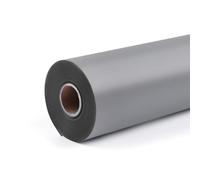 LOKLIK Rotolo di vinile grigio permanente autoadesivo opaco trasferimento termico termoadesivo tessuto abbigliamento 1 pezzo 30,5 x 180 cm standard