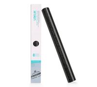 LOKLIK Rotolo di vinile nero glitterato trasferimento di calore termoadesivo tessuto indumento 1 pz 30,5 x 90 cm, standard