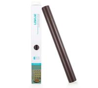 LOKLIK Rotolo marrone scuro di vinile permanente adesivo opaco trasferimento termico tessuto indumento 1 pz 30,5 x 180 cm, Standard