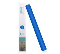 LOKLIK Rotolo re in Vinile Permanente Adesivo Mate trasferimento Termico Tessuto Indumento 1 pz 30,5 x 180 cm, Blu Royal, Standard
