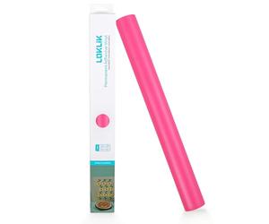 LOKLIK Rotolo rosa di vinile permanente adesivo Mate trasferimento termico termoadesivo tessuto indumento 1 pz 30,5 x 180 cm, standard