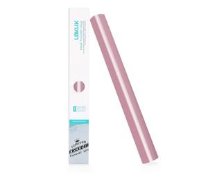 LOKLiK Rotolo Rosa Oro Vinile Trasferimento Calore Termoadesivo Tessuti Indumento 1 pz 30,5 x 180 cm