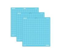 LOKLIK Set di 3 tappetini da Taglio Blu Morbido Standard Grip Adesivo Antiscivolo Scrapbooking 35,5 x 33 cm, Vinile