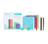 LOKLiK Starter Pack per Crafter & iCraft - 3 vinili, HTV, nastro di trasferimento, strumenti per tessuti, tappetini da taglio - Personalizza magliette, maglioni, cappelli e altri tessuti