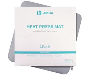 LOKLiK Tappetino per Termopressa 29,21 x 29,21 cm - Protezione Termica ad Alta Temperatura per Sublimazione, Stampa su T-Shirt, Tessuti e Trasferimenti con Ferro da Stiro