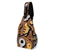 LOKLNEYK Borsa a tracolla casual con chiave misteriosa, zaino per attività all'aperto, escursioni, viaggi