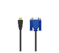 LOKLNEYK Cavo Adattatore HDMI 1080P, Compatibile Con VGA, Linea Convertitore 1M/1.5M/3M/5M, Compatibile Con Desktop/laptop/PC/TV/monitor/proiettore(100CM)