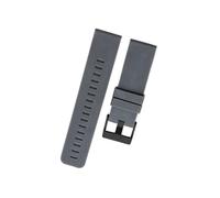 LOKLNEYK Cinturino in gomma impermeabile adatto for cinturini in silicone da 24 mm della serie Suunto TRAVERSE Alpha con chiusura in acciaio inossidabile(Grey x black)