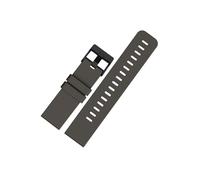 LOKLNEYK Cinturino sportivo in silicone da 24 mm cinturino da uomo in gomma impermeabile for esterno cinturino di ricambio adatto for Suunto Traverse Watch(Grey black buckle)