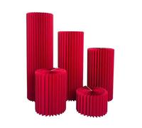 LOKLNEYK Colonna di carta, supporto for cilindro, pieghevole, impilabile, for feste, tavolo for torte, compleanno, evento(Diameter 40cm,D)