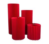 LOKLNEYK Colonna di carta, supporto for cilindro, pieghevole, impilabile, for feste, tavolo for torte, compleanno, evento(Diameter 30cm,C)