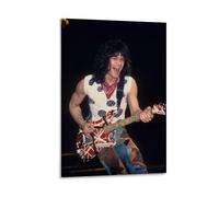 LOKLNEYK Edward Van Halen, poster artistico da parete moderno, stampa minimalista per soggiorno, camera da letto e ufficio, una decorazione semplice ma sorprendente per case moderne, 60 x 90 cm, stile