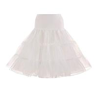 LOKLNEYK Gonna Paillettes Donna - Vestiti di Carnevale Donna Corta 80s Gonna Adulti Curvy Minigonna Colorato Plissettata Mini Tutu Gonnellino Danza Classica Tulle 2#Beige L