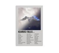 LOKLNEYK Icarus Falls Album ZaynModern Wall Art Poster stampa minimalista per soggiorno, camera da letto, ufficio, una decorazione semplice ma sorprendente per case moderne, 50 x 75 cm, senza cornice
