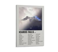 LOKLNEYK Icarus Falls Album ZaynModern Wall Art Poster stampa minimalista per soggiorno, camera da letto, ufficio, una decorazione semplice ma sorprendente per case moderne, 40 x 60 cm, stile cornice