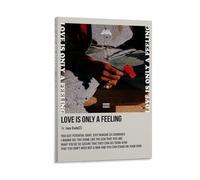 LOKLNEYK Joey Badass Love Is Only A FeelingPoster moderno da parete con stampa minimalista per soggiorno, camera da letto, ufficio, una decorazione semplice ma sorprendente per case moderne, 50 x 75