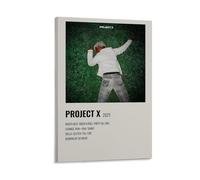 LOKLNEYK Ken Carson Project XModern Poster da parete con stampa minimalista per soggiorno, camera da letto, ufficio, una decorazione semplice ma sorprendente per case moderne, 50 x 75 cm, stile