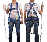 LOKLNEYK Kit Imbracatura di Sicurezza, Imbracatura di Sicurezza anticaduta, Imbracatura da Arrampicata for Esterni, Corda Salvataggio, Cintura for Tutto Il Corpo