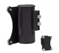 LOKLNEYK Nastro barriera Retrattile, Barriera di Controllo della Folla con Supporto Magnetico da Parete, 2/3/5 m, Rossa, for supermercati, ristoranti, stadi e scuole(B,2M/6.5FT)