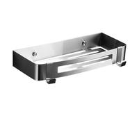 LOKLNEYK Organizer da parete in acciaio inossidabile for soluzioni efficienti di stoccaggio e risparmio spazio in bagno(Brushed)