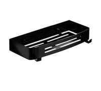 LOKLNEYK Organizer da parete in acciaio inossidabile for soluzioni efficienti di stoccaggio e risparmio spazio in bagno(Black)