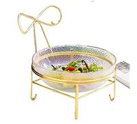 LOKLNEYK piatti di frutta, Piatto di frutta creativo, ciotola da tavolo, cesto in filo, portafrutta cucina