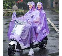 LOKLNEYK Poncho Leggero e Compatto for Bici, Moto, Scooter, Mantello