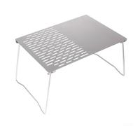 LOKLNEYK Rete for Barbecue in Titanio Kit for falò Portatile Gambe Pieghevoli Addensare e allargare la griglia Goditi Il Cibo Gustoso Ovunque