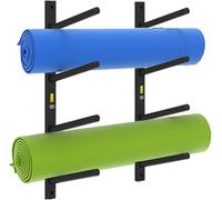 LOKLNEYK Supporto for tappetino yoga, supporto for pesi, for a parete, rullo in schiuma, porta asciugamani, organizer for for palestra e fitness in casa(70cm (27.6inch))