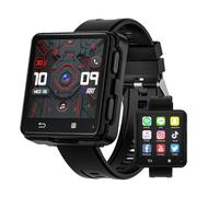 LOKMAT 4G Smart Watch Phone Call, 4GB + 64GB Android 11 Smartwatch, 2.64" Schermo Grande Orologio da Gioco 1200 mAh Porta Tipo-C Doppia Fotocamera WiFi Bluetooth GPS Orologi Intelligenti per Uomo