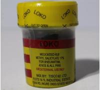 Loko Medicated Rub Balm For Rheumatism,Aches And Muscle Pains 25g (2 Packs)